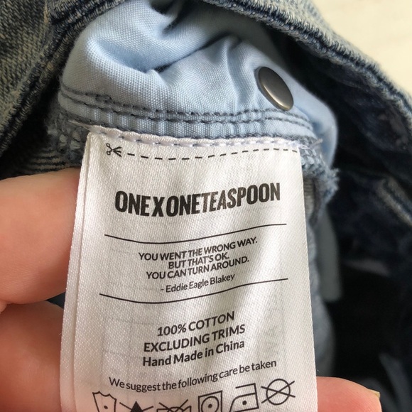 One Teaspoon Hamptons Freebird High Waisted Jeans - Picture 7 of 8